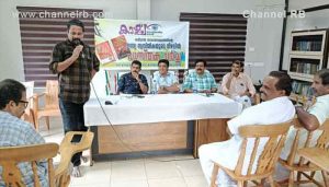 Read more about the article കാഴ്ച സാംസ്കാരിക വേദി രവീന്ദ്രൻ രാവനേശ്വരത്തിൻ്റെ പുസ്തകം ചർച്ച ചെയ്തു