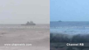 Read more about the article കുമ്പള കോയിപ്പാടി തീരത്തിനോട് ചേർന്ന് കടലിൽ കാണുന്നത് തകരാറിലായ വലിയ ടഗ് ബോട്ട്; കൊല്ലത്ത് നിന്നും മുബൈ പോർട്ടിലേക്ക് പോകുന്ന കപ്പലിനെ അനുഗമിച്ചതാണെന്ന് വിവരം; ഷിറിയ തീരദേശ പോലീസ് ബോട്ടിലെത്തി പരിശോധന നടത്തി