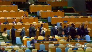 Read more about the article യു.എൻ പൊതുസഭയിൽ ഇസ്രയേൽ പ്രധാനമന്ത്രിയെ കൂക്കിവിളിച്ച് ലോക നേതാക്കൾ; അന്താരാഷ്ട്ര ക്രിമിനൽ കോടതിയുടെ അറസ്റ്റ് ഭയന്ന് വിമാനം വഴിതിരിച്ചു; ബെഞ്ചമിൻ നെതന്യാഹുവിന് അമേരിക്കയിലേക്കുള്ള യാത്രയിൽ സംഭവിച്ചത്; കൂടുതൽ അറിയാം