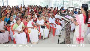 Read more about the article രാവണീശ്വരം കോതോളംര ദുർഗ്ഗാ ഭഗവതി ക്ഷേത്ര നവീകരണവും കളിയാട്ട മഹോത്സവവും; മഹോത്സവ കമ്മിറ്റി വനിതാ വിഭാഗം മാതൃ സംഗമം സംഘടിപ്പിച്ചു; എം. ഗൗരി ഉദ്ഘാടനം ചെയ്തു