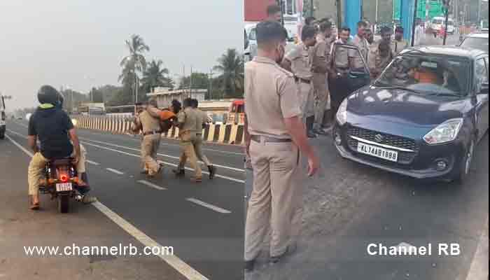 You are currently viewing കുമ്പള ടോൾ പ്ലാസയിൽ കഴിഞ്ഞ ദിവസം ഉണ്ടായ പോലീസ് നടപടിയിൽ വ്യാപക പ്രതിഷേധം; പരാതിനൽകി യുവാവ്; സി.ഐക്കെതിരെ നടപടി ഉണ്ടാകുമോ.?